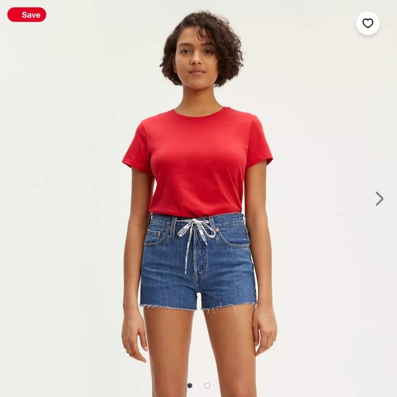 LEVI'S Perfect Tee Shirt - Picture 1 of 9